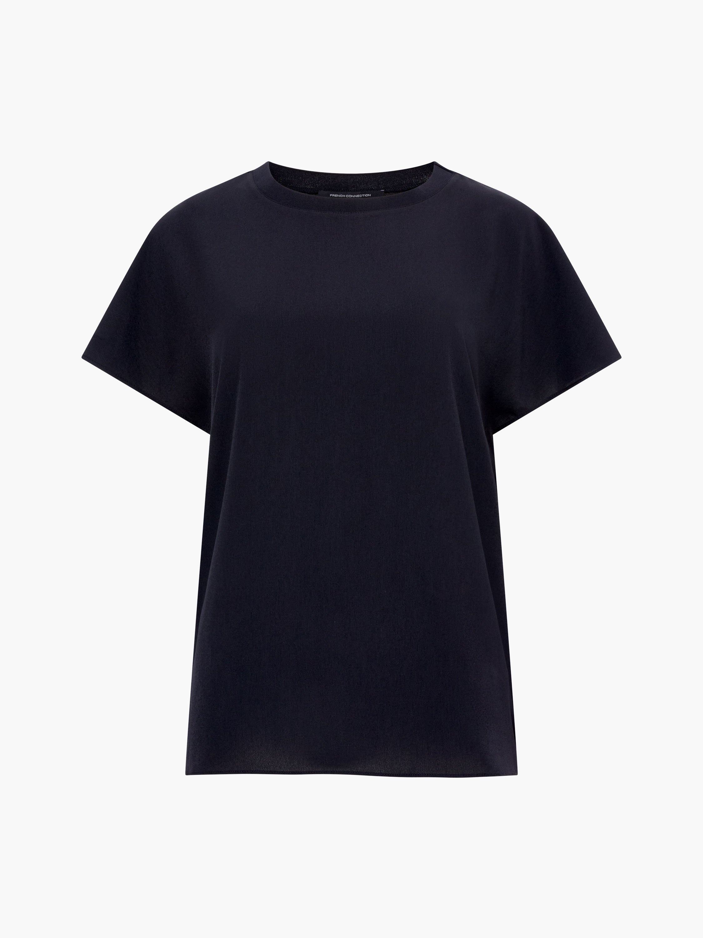 Caprina Recycled Crepe Crew Neck Top