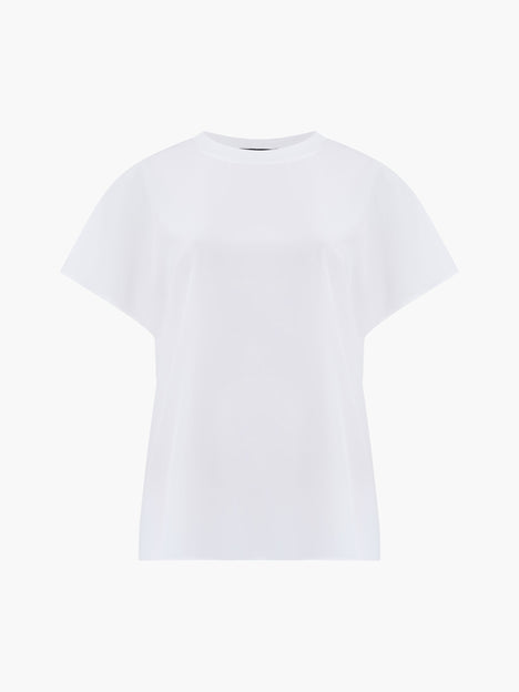 Caprina Recycled Crepe Crew Neck Top