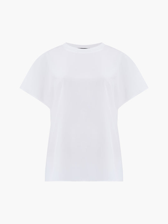 Caprina Recycled Crepe Crew Neck Top