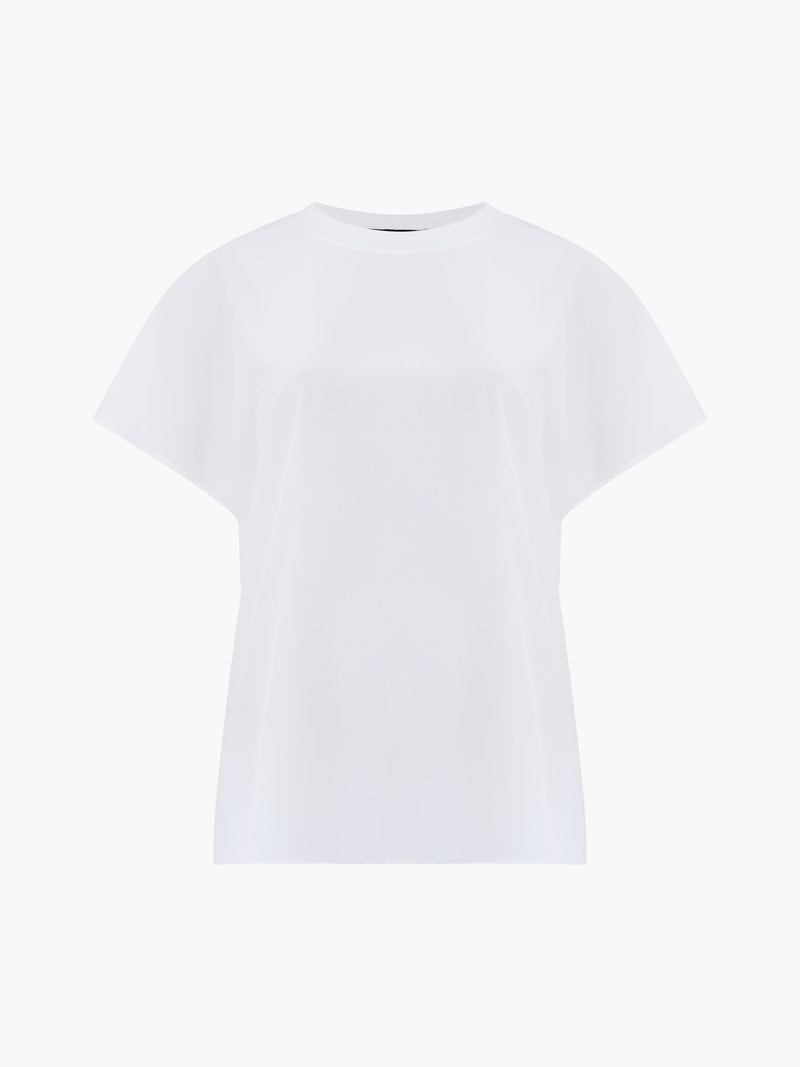 Caprina Recycled Crepe Crew Neck Top