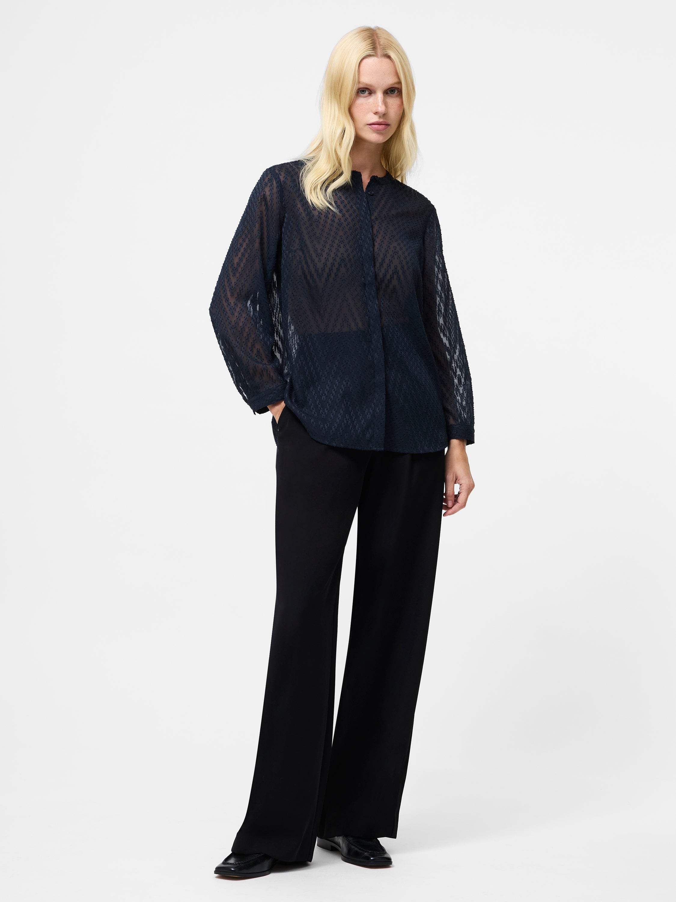 Dayton Fil De Coupe Long Sleeve Shirt