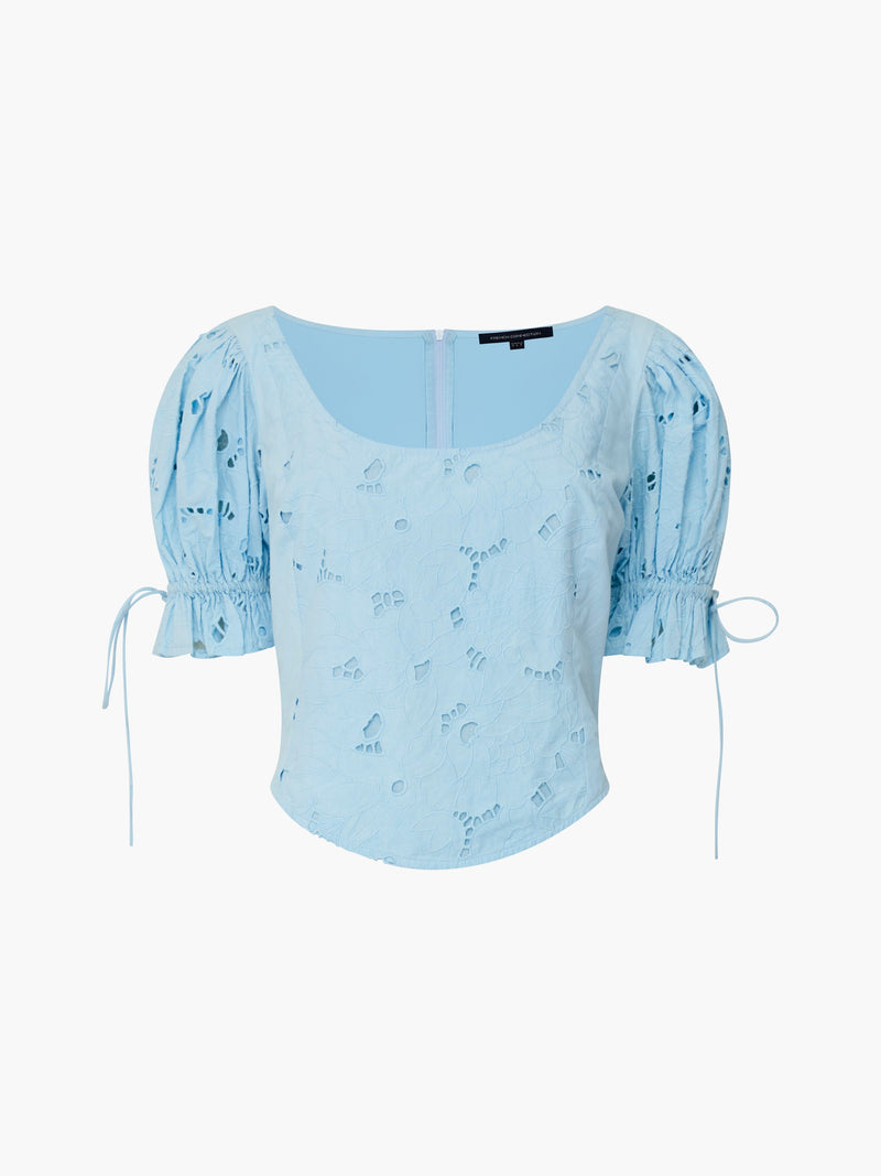 Rhodes Cotton Embroidered Top