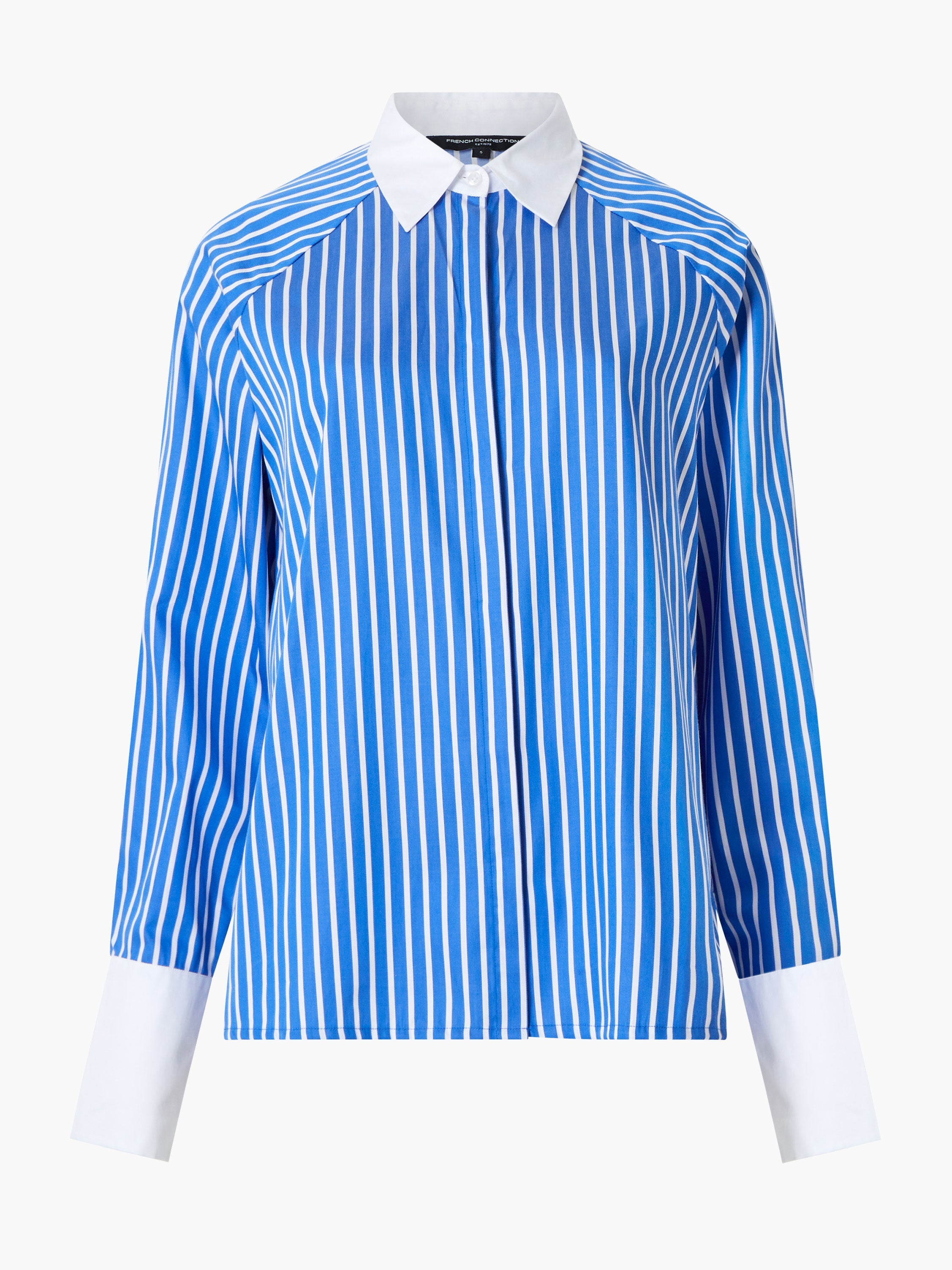 Alexis Cotton Striped Detail Shirt