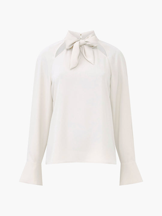 Carmen Recycled Crepe Tie Blouse