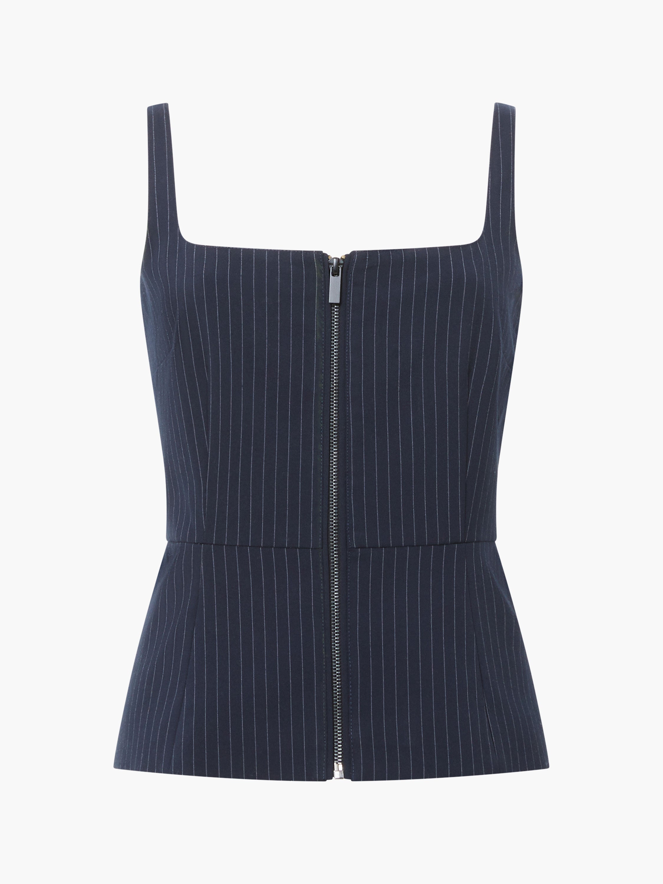 Hailey Pinstripe Strappy Top