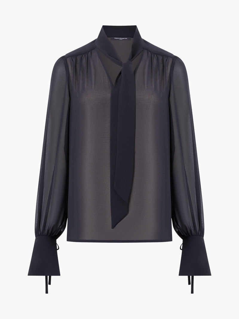 Eden Georgette Tie Neck Blouse