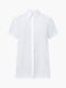 Pleat Back Button Through Short Sleeve Shirt