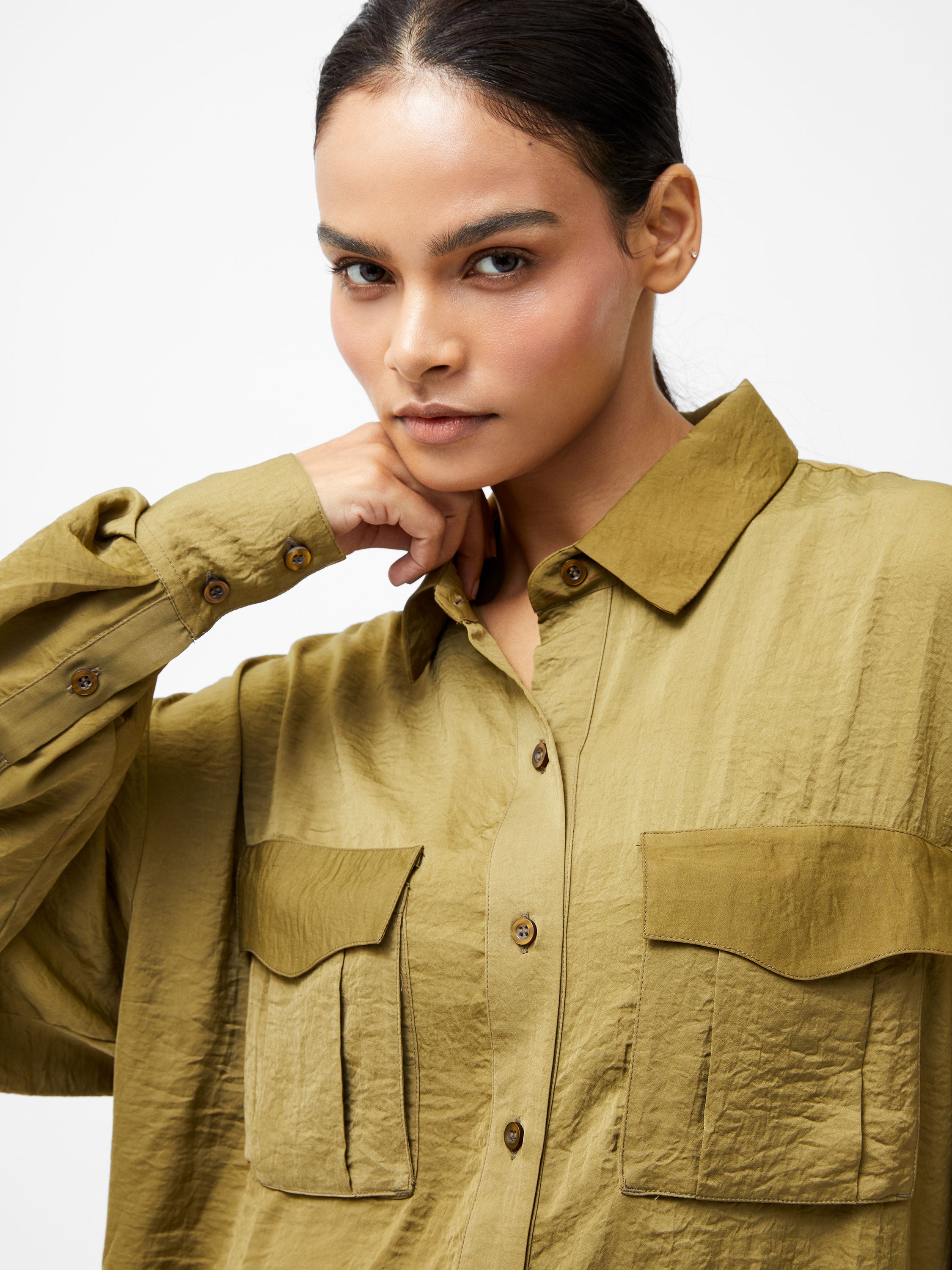 Blaine Satin Shirt