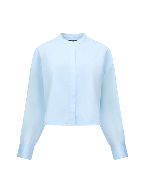 Alexis Cotton Sheer Sleeve Shirt