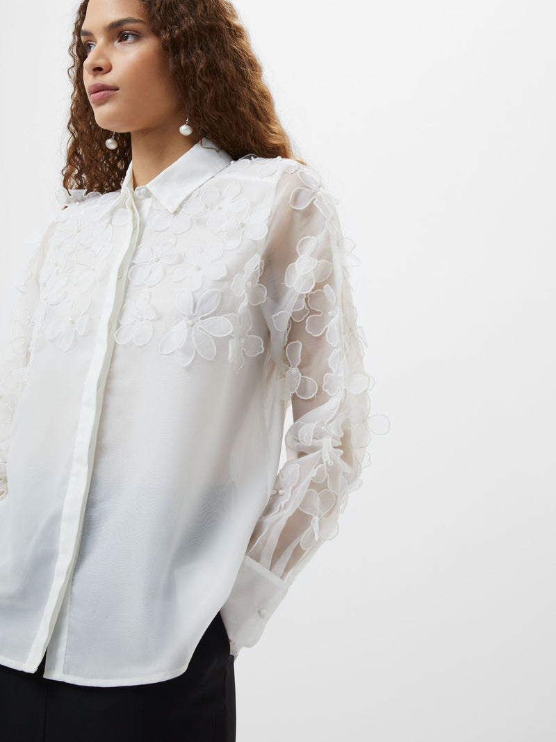 Camden 3D Floral Embellished Shirt