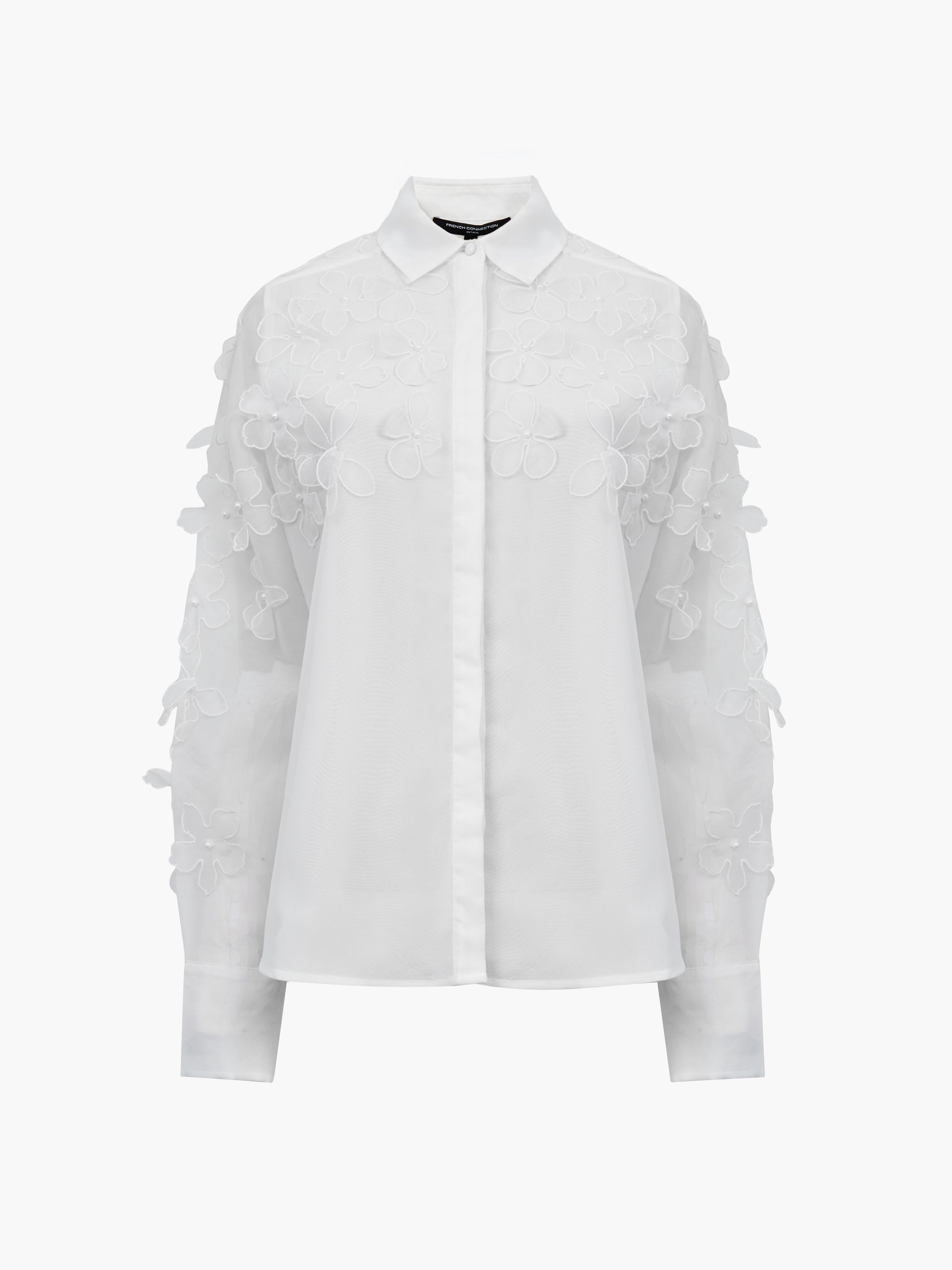 Camden 3D Floral Embellished Shirt