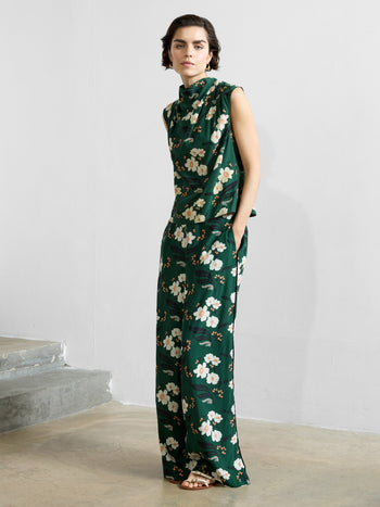 Rhian Eco Draped Sleeveless Top