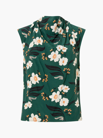 Rhian Eco Draped Sleeveless Top