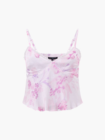 Elyria Oona Satin Babydoll Top