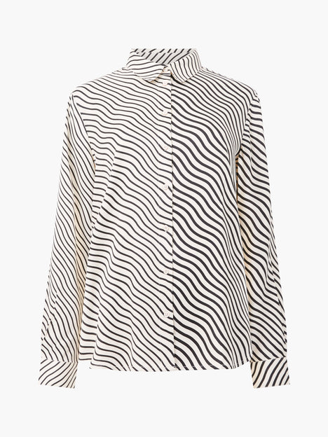 Candice Satin Stripe Shirt