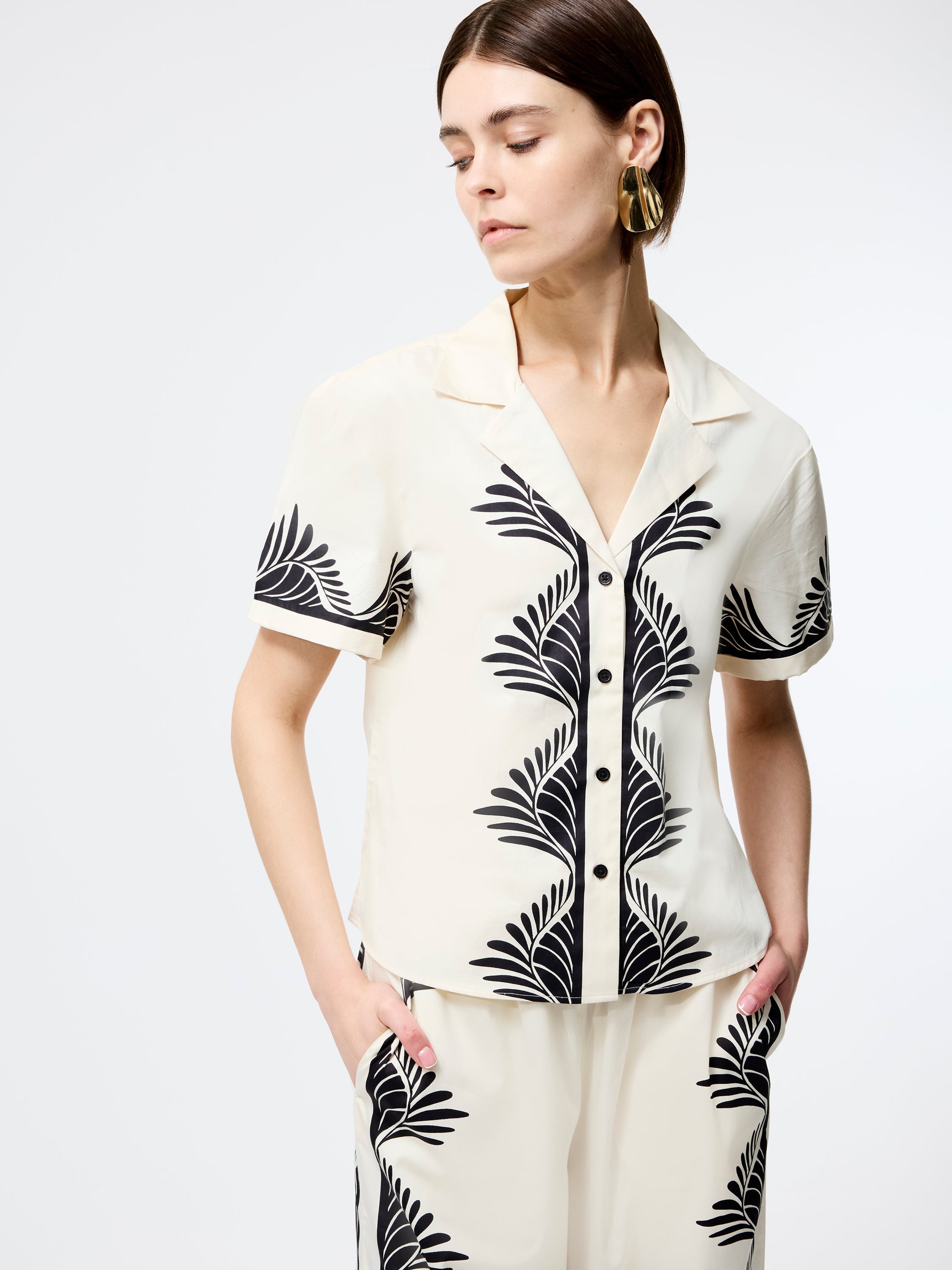 Nola Alexis Printed Short Sleeve Shirt