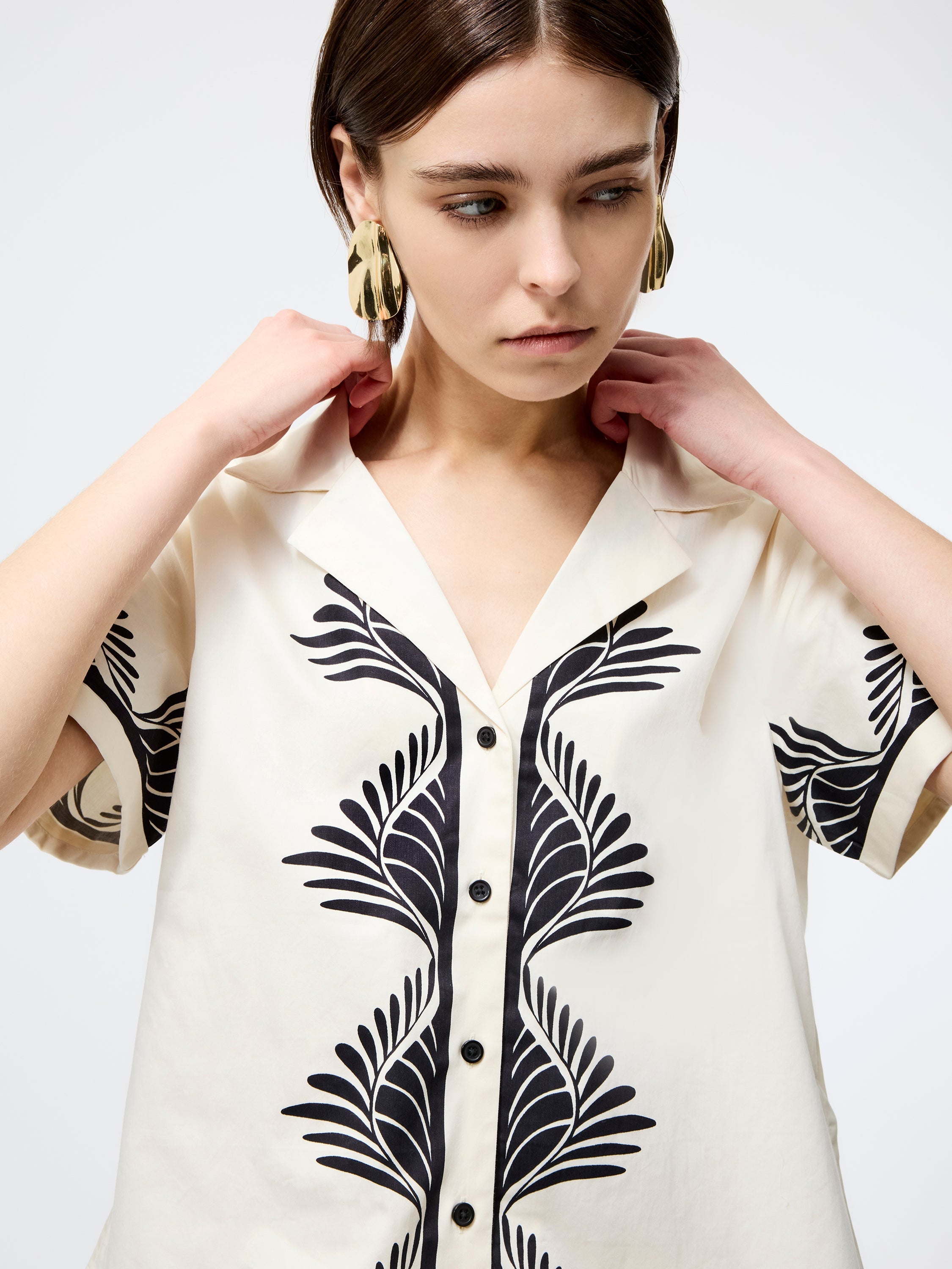 Nola Alexis Printed Short Sleeve Shirt
