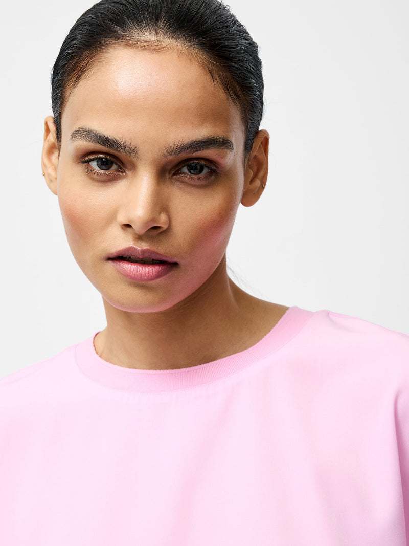 Capriana Crepe Crew Neck Top