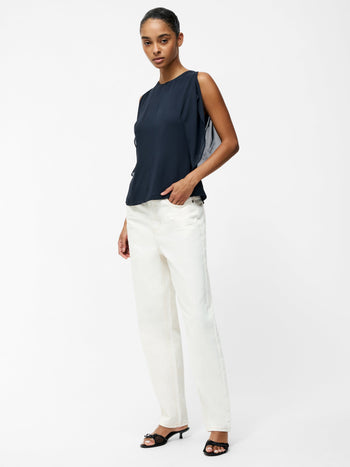 Eden Georgette Flutter Sleeve Top