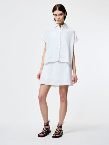 Ariette Linen Short Sleeve Shirt
