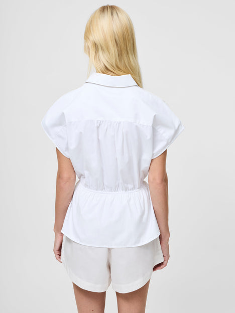 Era Poplin Twist Knot Shirt