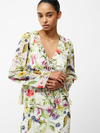 Monica Hallie Crinkle Blouse