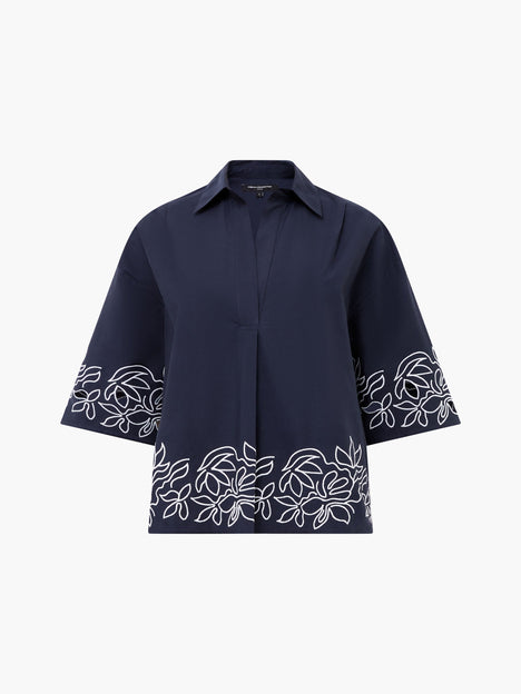 Alissa Cotton Popover Shirt
