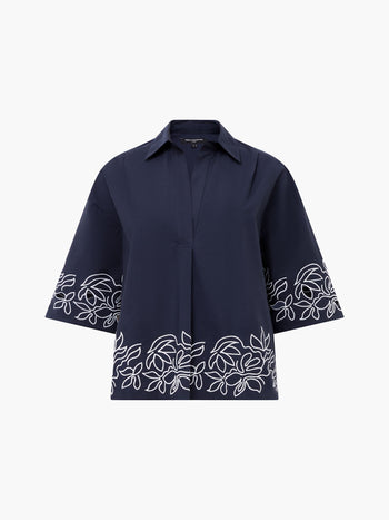 Alissa Cotton Popover Shirt