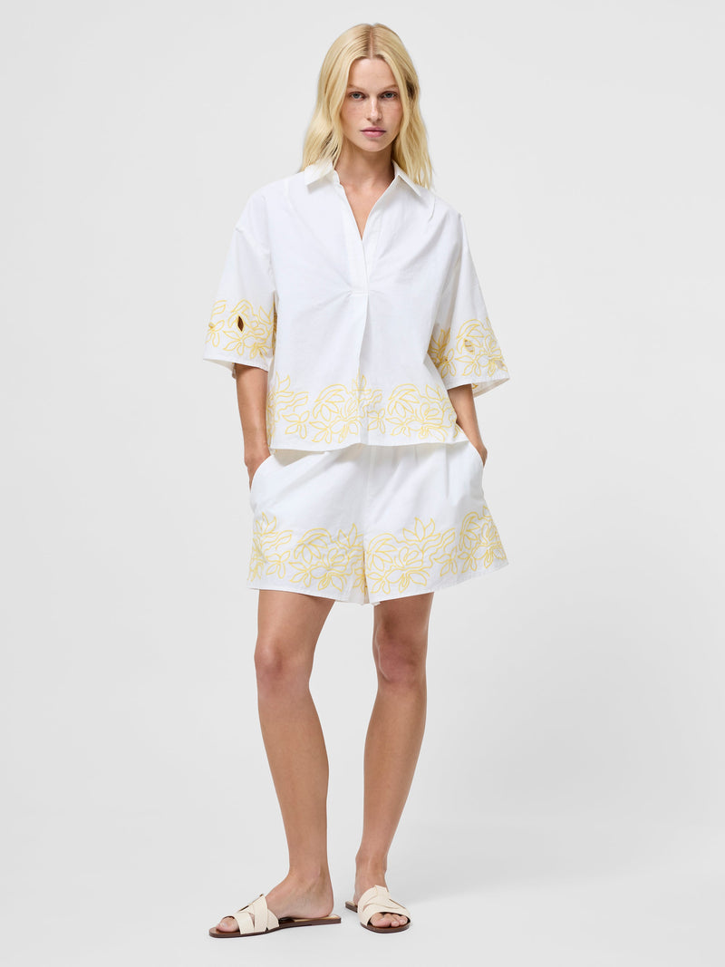Alissa Cotton Popover Shirt