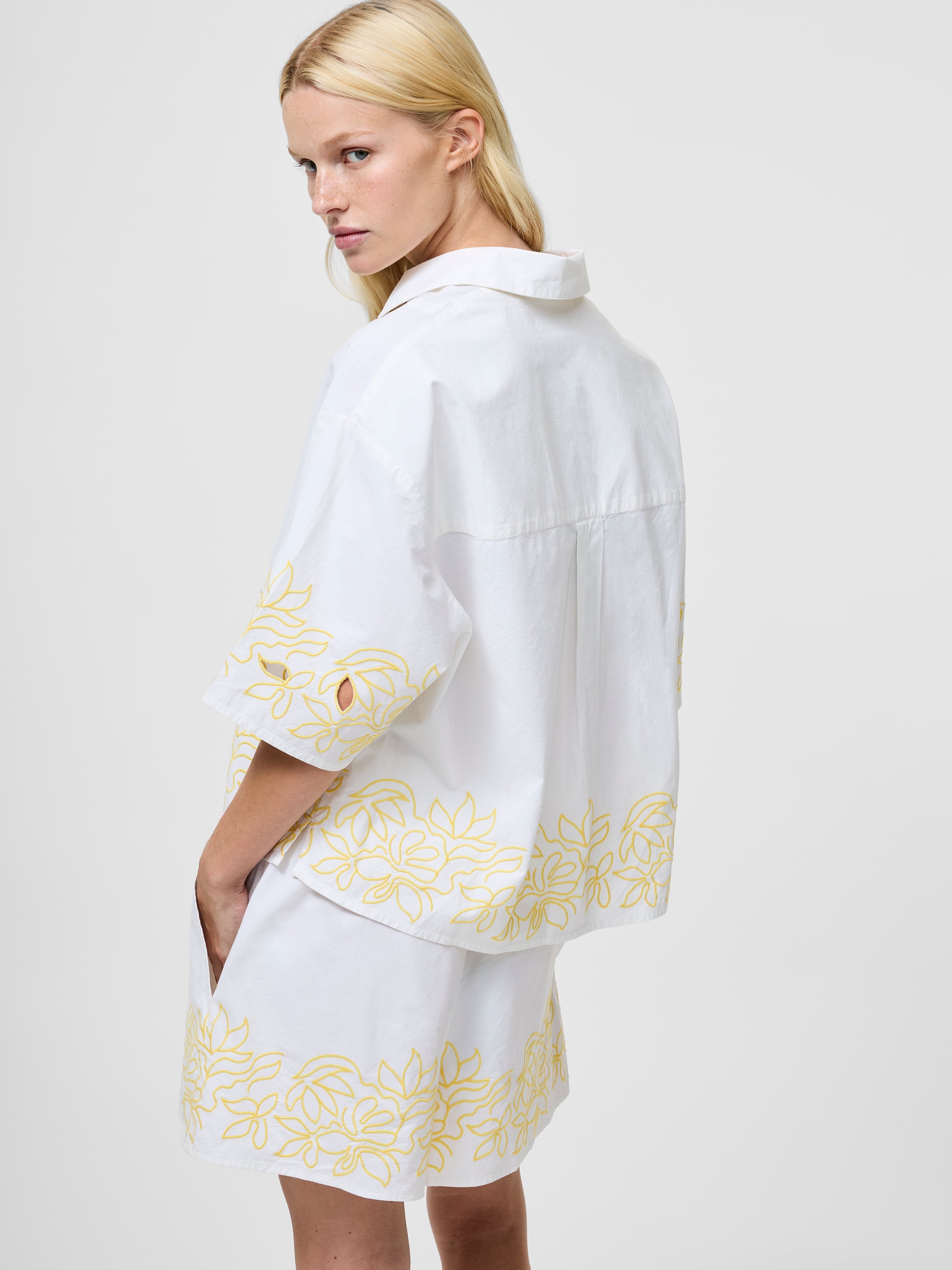 Alissa Cotton Popover Shirt