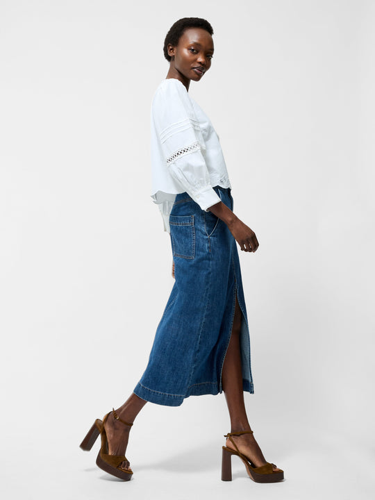 Broderie Border Top