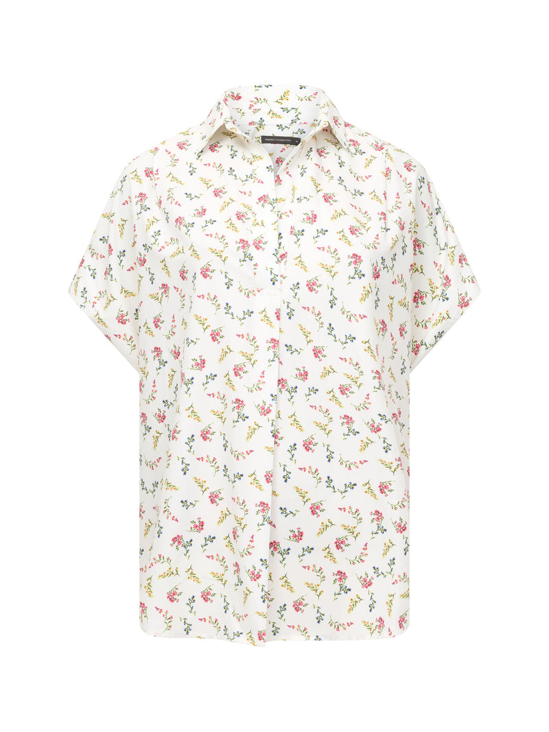 Floriana Crepe Light Popover Shirt