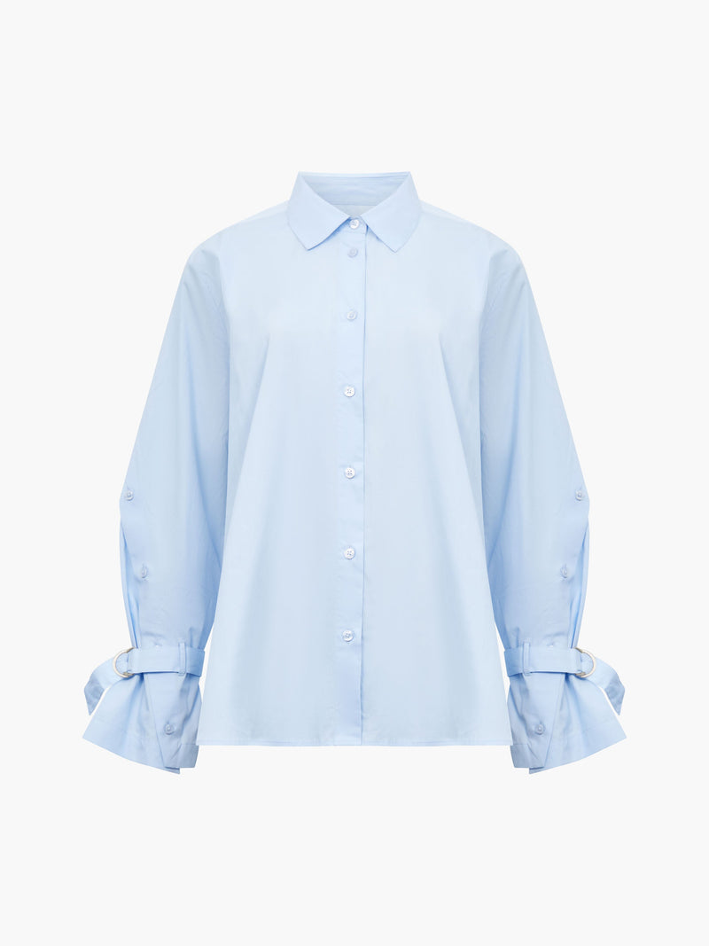 Cambria Longline Button Detail Sleeve Shirt