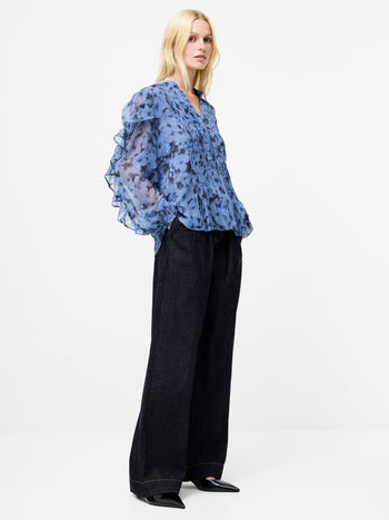 Anita Hallie Crinkle Pintuck Blouse