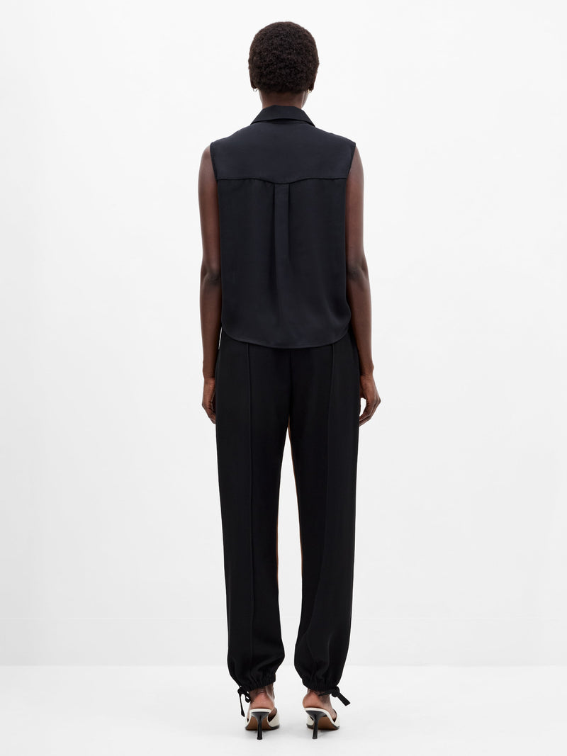 Mila Sleeveless Fringed Top