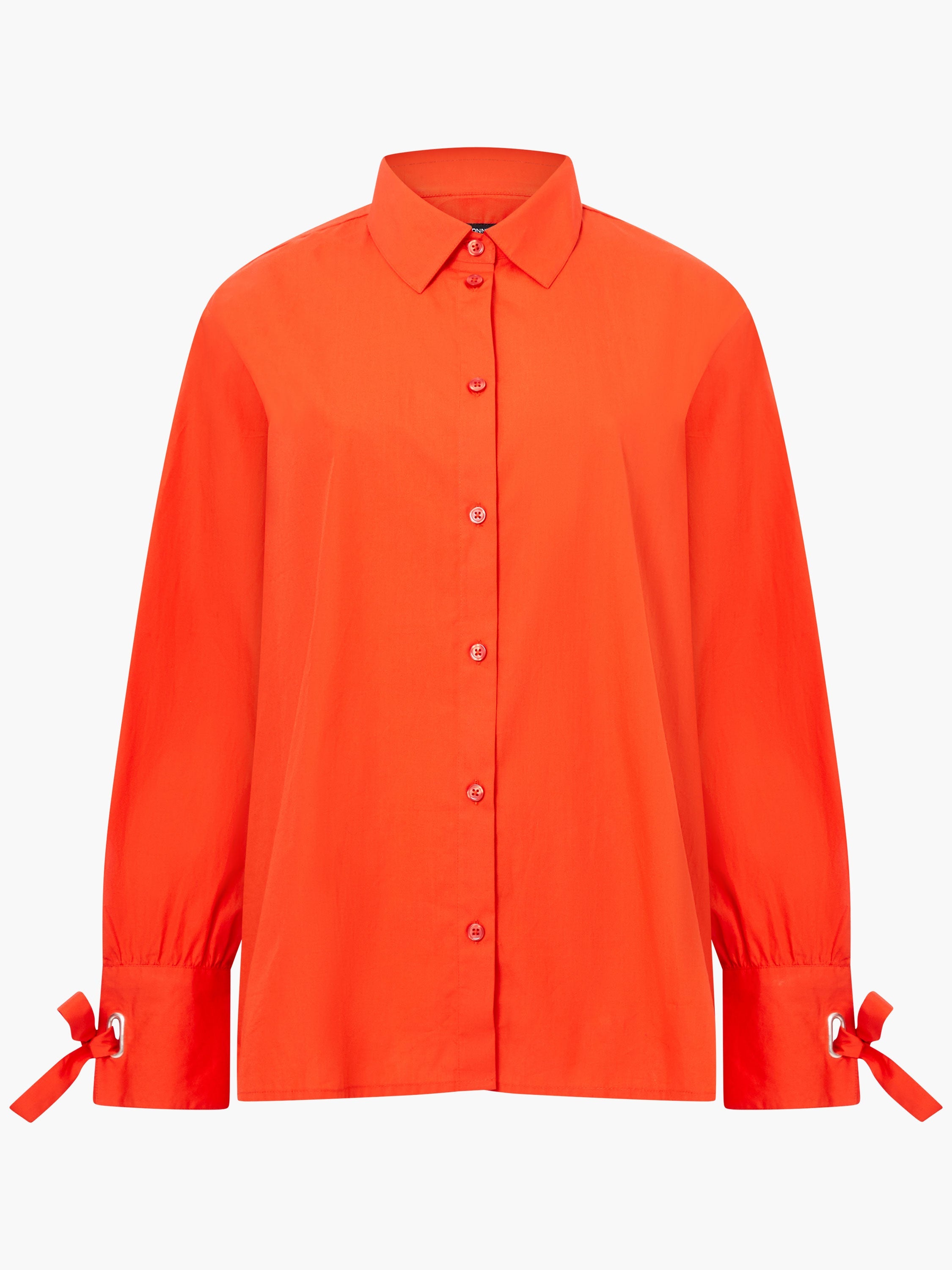 Cambria Cotton Tie Up Bow Shirt