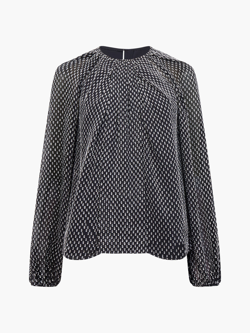 Stacey Dobby Twist Top