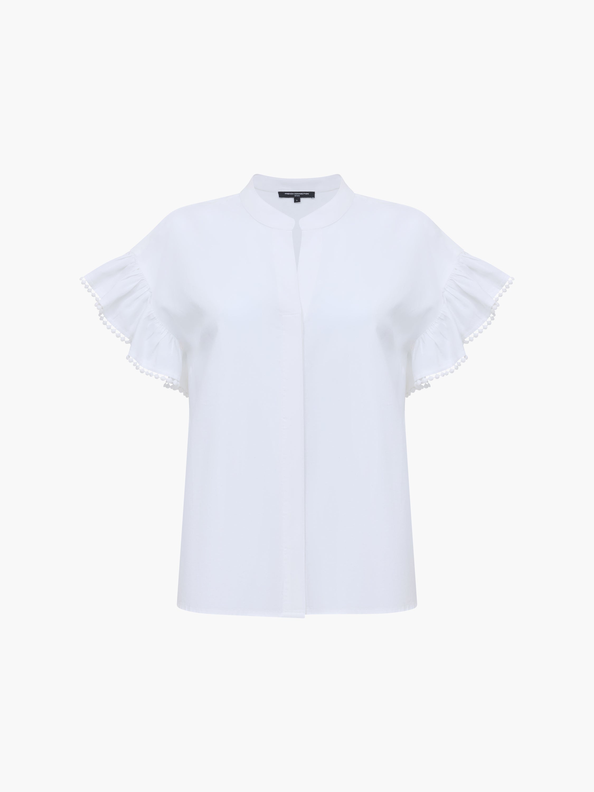 Sindey Cotton Half Placket Trim Detail Shirt