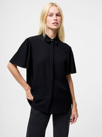 Mila Flutter Sleeve Shirt