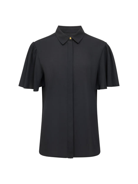 Mila Flutter Sleeve Shirt