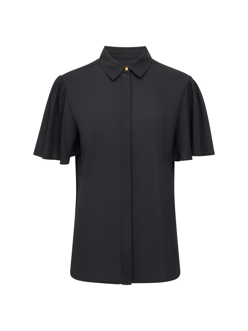 Mila Flutter Sleeve Shirt