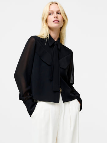 Arezzo Neck Tie Shirt