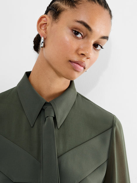 Arezzo Neck Tie Shirt