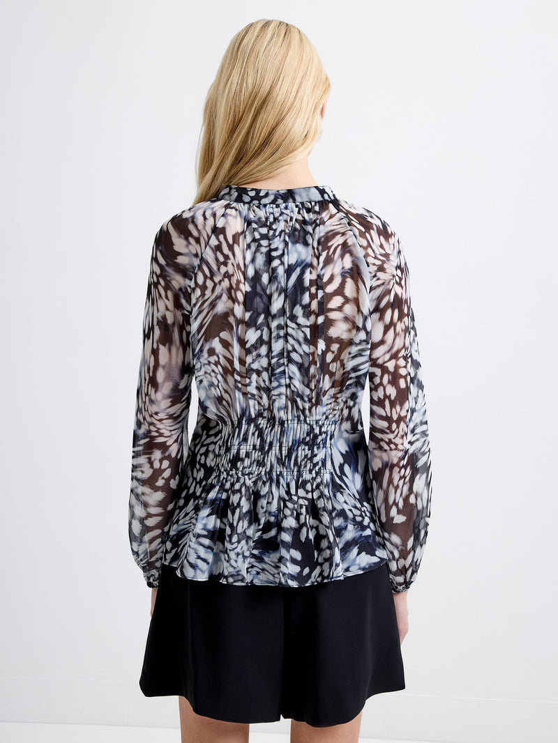 Emina Chiffon Allegra Long Sleeve Top
