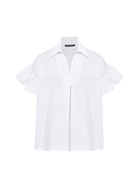 Trim Popover Shirt