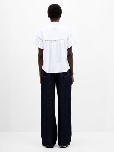 Trim Popover Shirt