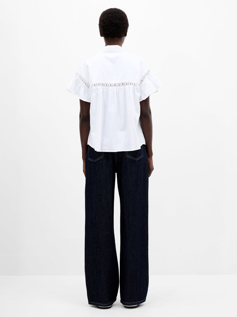Trim Popover Shirt