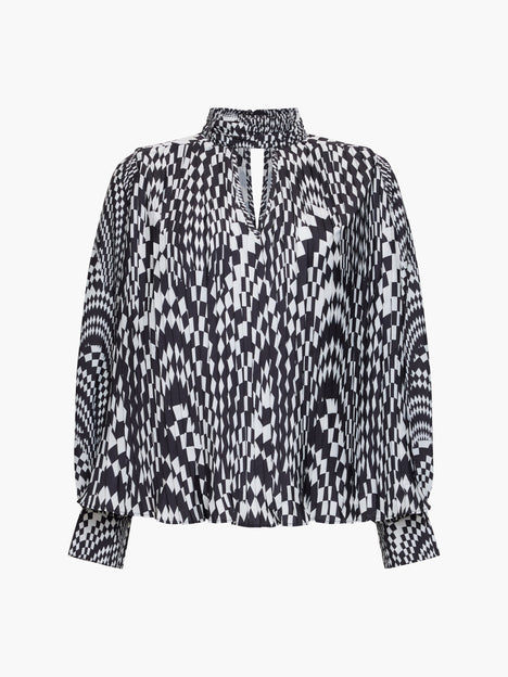 Fern Pleated Top