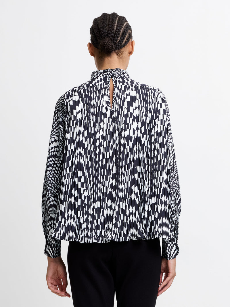 Fern Pleated Top