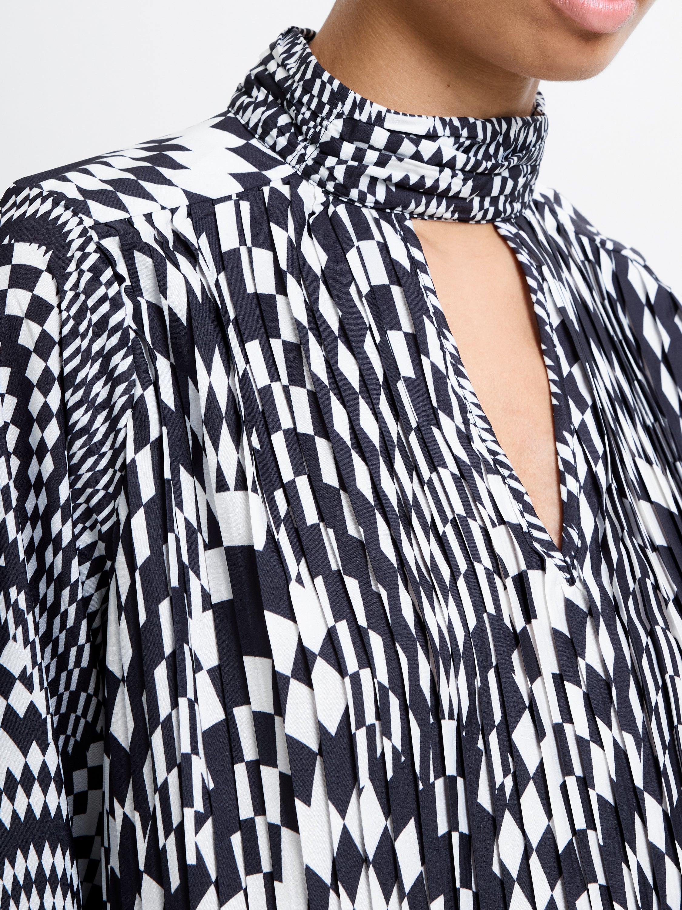 Fern Pleated Top
